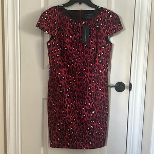French Connection animal print dress